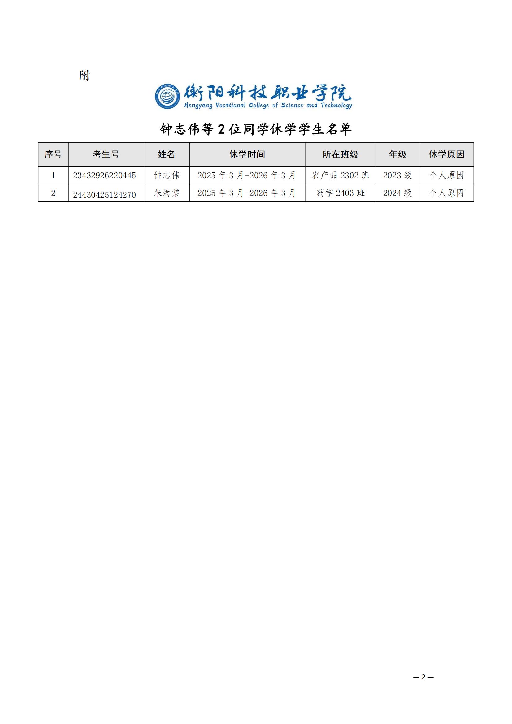 （衡科院学管〔2025〕17号）关于同意钟志伟等2位同学休学的决定_01.jpg
